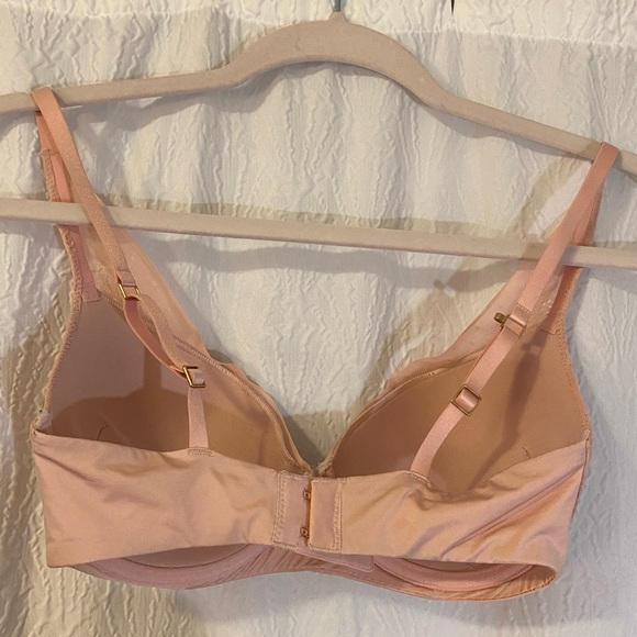Aerie blush Real Power Plunge bra with rose gold hardware - Picture 5 of 7
